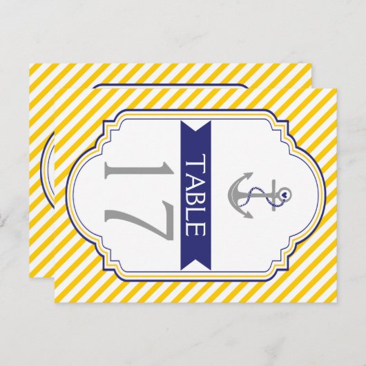 いかり黄航海の白結婚表 ポストカード (正面/裏面)