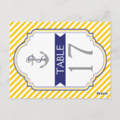 いかり黄航海の白結婚表 ポストカード (裏面)