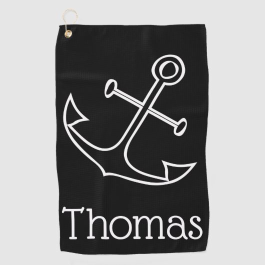 いかり ゴルフタオル (正面)