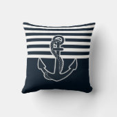 いかり&ストライプ クッション (裏面)