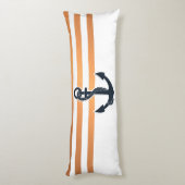 いかり&ストライプ ボディピロー (裏面 (縦))