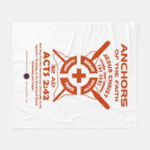 いかり フリースブランケット (正面(横))