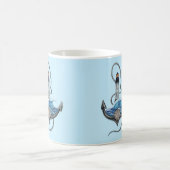 いかり&ライトハウス（バージョン2） コーヒーマグカップ (中央)