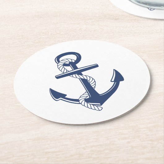 いかり ラウンドペーパーコースター (アングル)