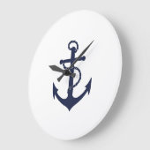 いかり ラージ壁時計 (傾斜)