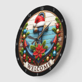 いかり ラージ壁時計 (傾斜)