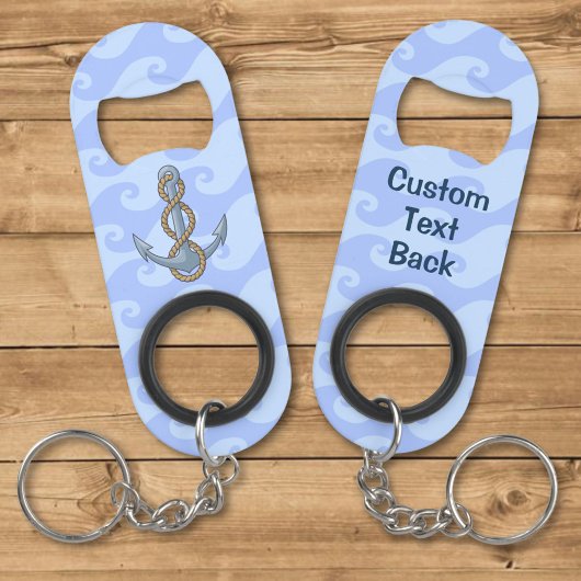 いかり（ロープ付き） キーホルダー栓抜き