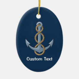 いかり（ロープ付き） セラミックオーナメント