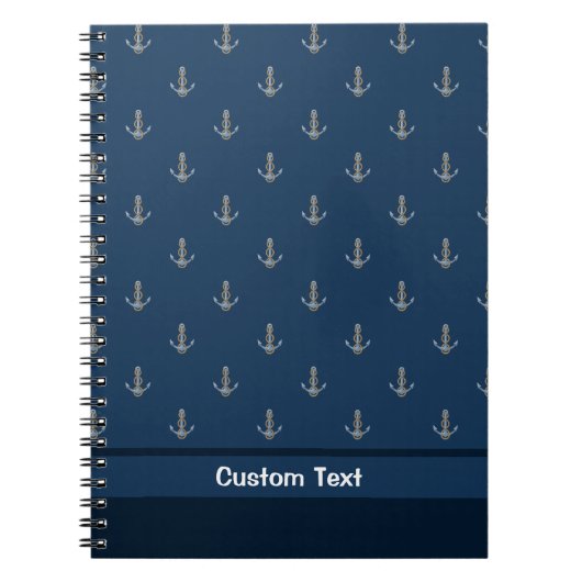 いかり（ロープ付き） ノートブック (正面)