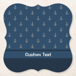 いかり（ロープ付き） ペーパーコースター