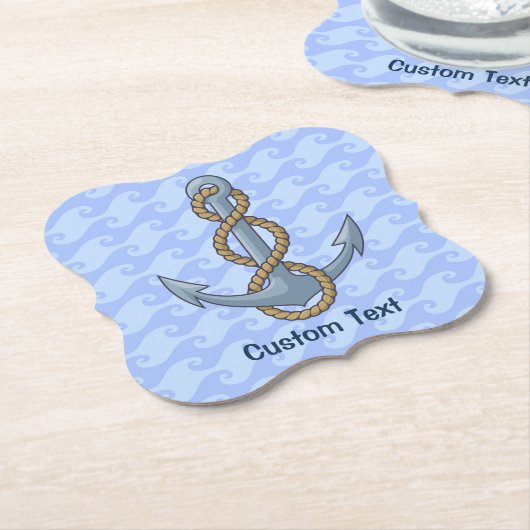 いかり（ロープ付き） ペーパーコースター (アングル)