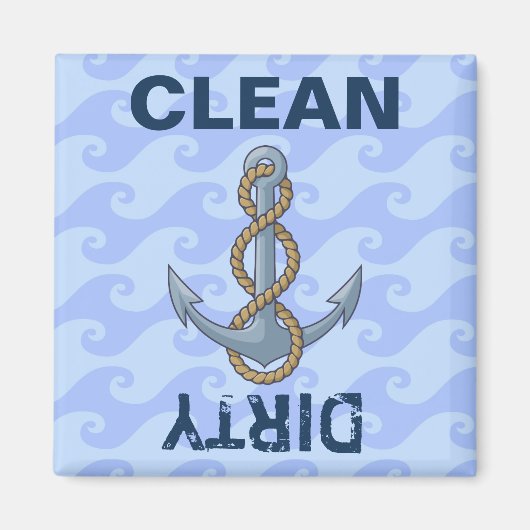 いかり（ロープ付き） マグネット (正面)