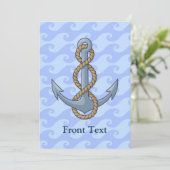 いかり(ロープ付き) 招待状 (スタンド正面)