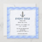 いかり(ロープ付き) 招待状 (裏面)