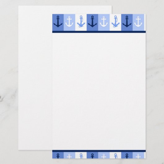 いかり 便箋 (正面/裏面)