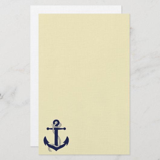 いかり 便箋 (正面/裏面)