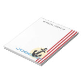 いかり、太陽と水パーソナライズされた ノートパッド (回転)