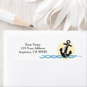 いかり、太陽、水のカスタマイズ可能 ラベル (インサイチュ)