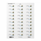 いかり、太陽、水のカスタマイズ可能 ラベル (フルシート)