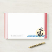 いかり、太陽、水航海の ポストイット (デスク)