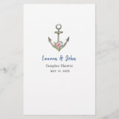 いかり「彼らはどこにいた」ブライダルシャワーゲーム (裏面)