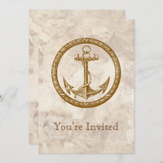 いかり 招待状 (正面/裏面)