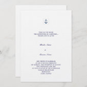 いかり 招待状 (正面/裏面)