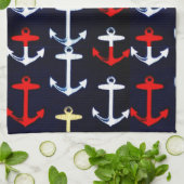 いかり 遠くに キッチンタオル (折り畳み)