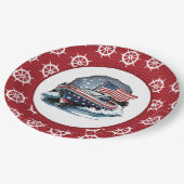 いかり 遠くに ペーパープレート (アングル)