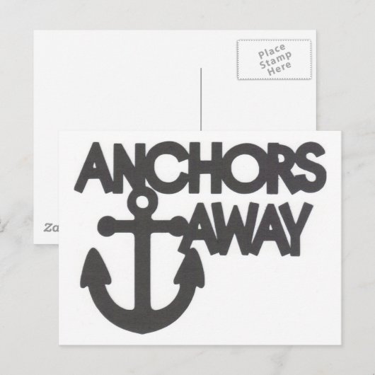 いかり 遠くに ポストカード (正面/裏面)