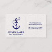 いかり | 魚釣り 名刺 (正面)