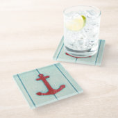 いかりDécor ガラスコースター (アングル)