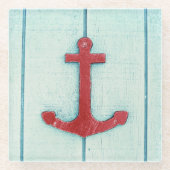 いかりDécor ガラスコースター (正面)