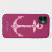 いかりiPhone 5ケースフローラピンクのバラ花 Case-Mate iPhoneケース (裏面(横))