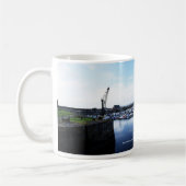 いがのような港港 コーヒーマグカップ (左)