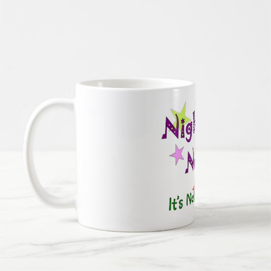 いくじなしのための夜勤のナースない コーヒーマグカップ (左)