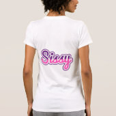 いくじなしのワイシャツ Tシャツ (裏面)