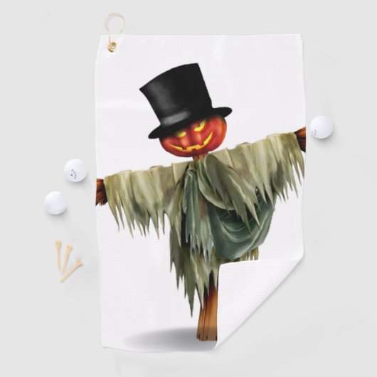 いくつかのおもしろいを怖がらせる:ハロウィーンをテーマにしたゴルフタオル ゴルフタオル (インサイチュ)