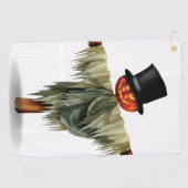 いくつかのおもしろいを怖がらせる:ハロウィーンをテーマにしたゴルフタオル ゴルフタオル (横)