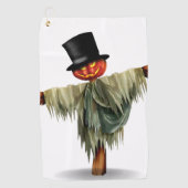 いくつかのおもしろいを怖がらせる:ハロウィーンをテーマにしたゴルフタオル ゴルフタオル (正面)