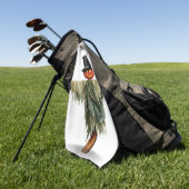 いくつかのおもしろいを怖がらせる:ハロウィーンをテーマにしたゴルフタオル ゴルフタオル (グリーン)