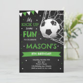 いくつかのおもしろいサッカー誕生日招待状 招待状 (スタンド正面)