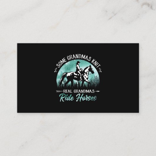 いくつかのグランドマスニッ実在トグランドマスライドホースおもしろい 名刺 (正面)