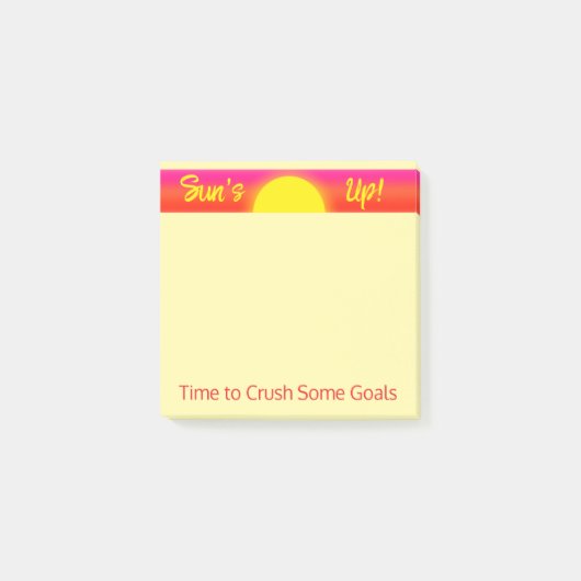 いくつかのゴール | サンライズ ポストイット (正面)