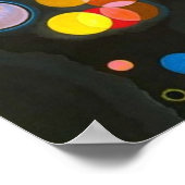 いくつかのサークルワッシリーカンディンスキー ポスター (角)