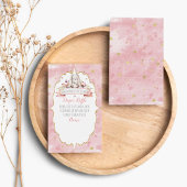 いくつかのバニーが途中の赤ちゃんシャワーおむつラッフル エンクロージャーカード