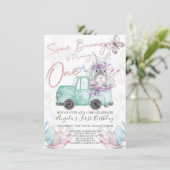 いくつかのバニーが1つの春誕生日を回している 招待状 (スタンド正面)