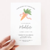 いくつかのバニーはモダン1シンプル歳の誕生日である 招待状