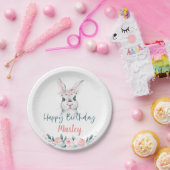 いくつかのバニーは誕生日を持っている、任意の年齢のパーティー ペーパープレート (パーティー)