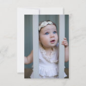 いくつかのバニーは1つのスイートパステル1st誕生日 招待状 (裏面)